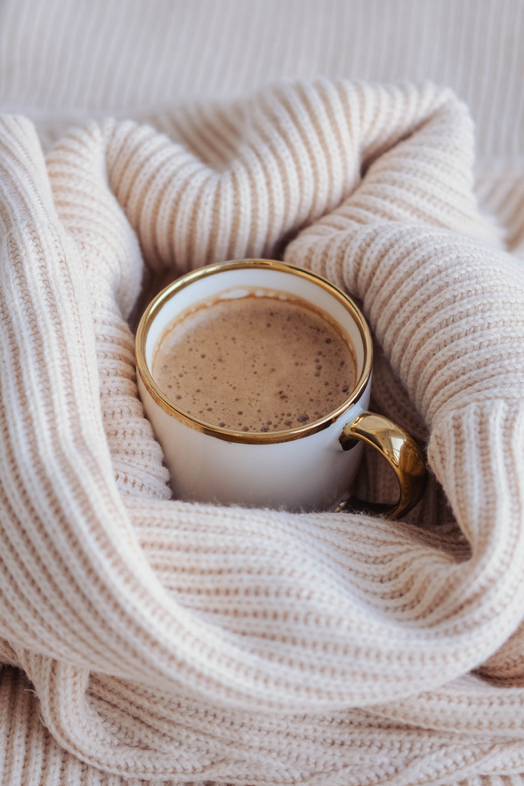 White Brown Aesthetic Autumn Decor