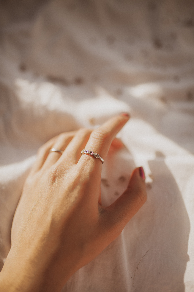 Female Hand with Rings